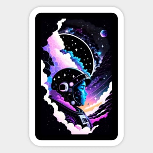 Lonely Galactic Wanderer Sticker